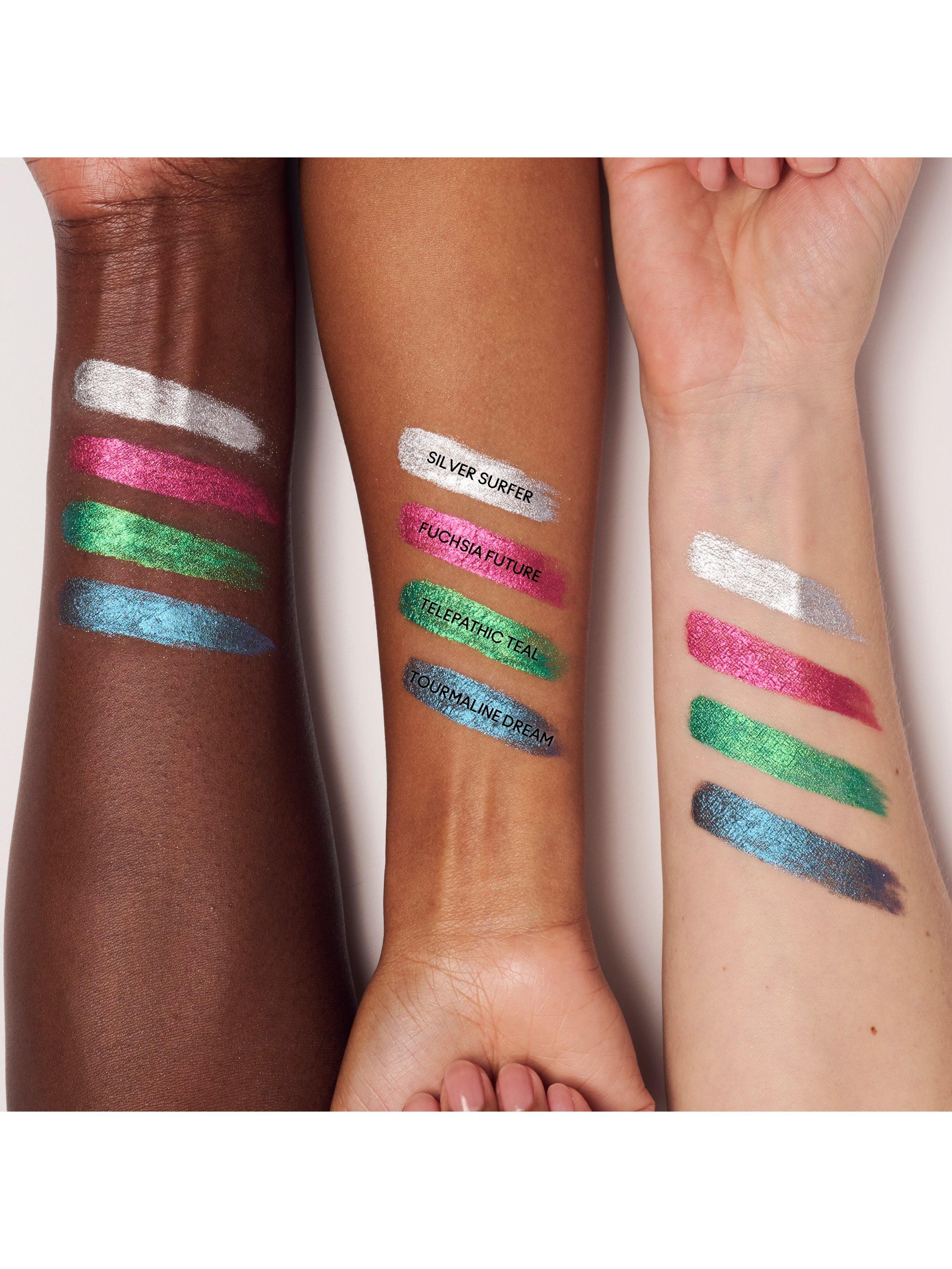 Product image 2 of 3, which shows MAC Dazzleshadow Liquid Eyeshadow Glitter/Metallic, Fuchsia Future