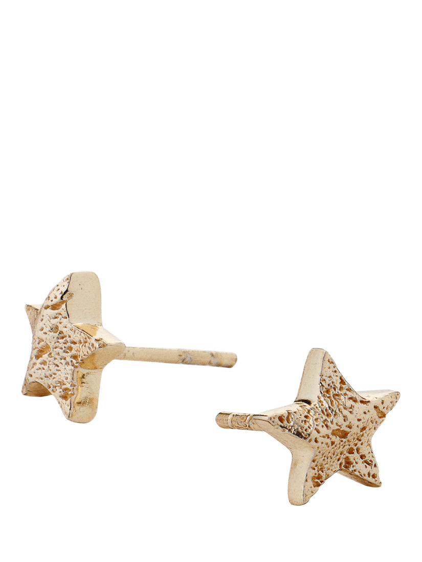 Product image 1 of 3, which shows TUTTI Cosma Star Stud Earrings, Gold