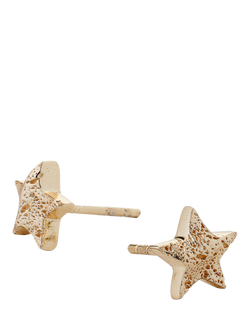 TUTTI Cosma Star Stud Earrings, Gold, Gold