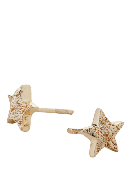 TUTTI Cosma Star Stud Earrings, Gold, Gold