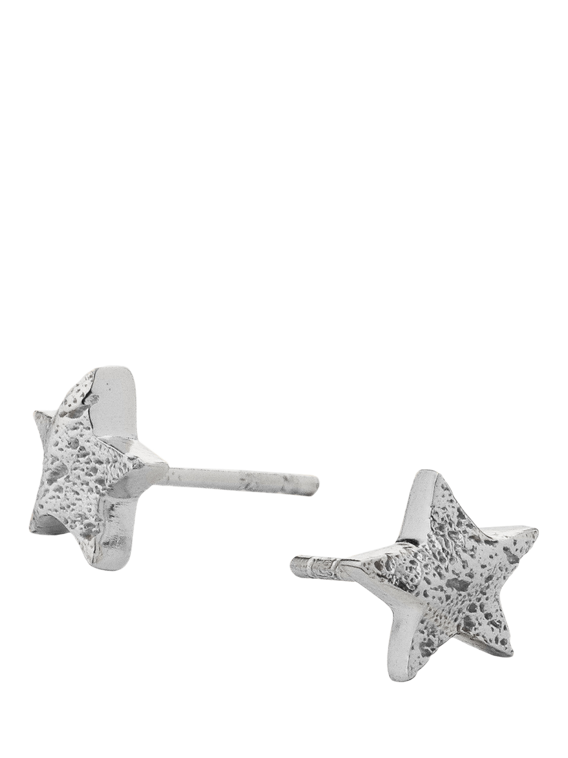 Product image 1 of 3, which shows TUTTI Cosma Star Stud Earrings, Silver