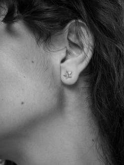 TUTTI Cosma Star Stud Earrings, Silver - view 2, Silver