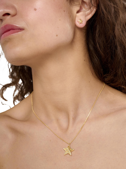 TUTTI Cosma Star Pendant Necklace - view 2, Gold