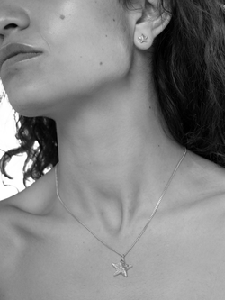 TUTTI Cosma Star Pendant Necklace - view 2, Silver