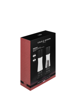 Cole & Mason Derwent Salt & Pepper Mills Set, Matt Black - view 2, Matte Black