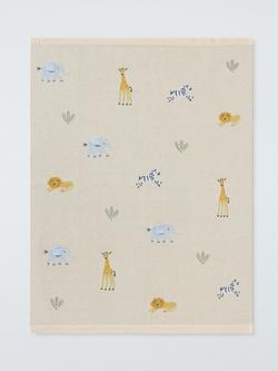 John Lewis Eden Safari Blanket, Natural - view 2, Natural