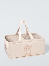 John Lewis Daydream Bear Nappy Caddy, Brown