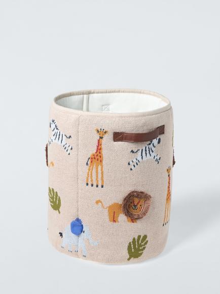 John Lewis Kids' Eden Safari Basket, Natural, Natural