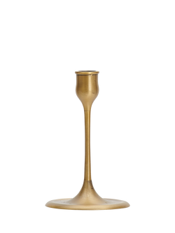 Neptune Heddon Tall Candlestick, H14cm, Brass, Brass
