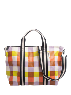 Caroline Gardner Check Weekend Bag, Multi, Multi