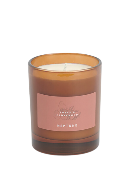 Neptune Amber & Cedarwood Scented Candle, 560g, Multi
