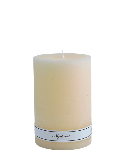 Neptune Blyton Unscented Wax Pillar Candle, 1kg, Calico, Calico