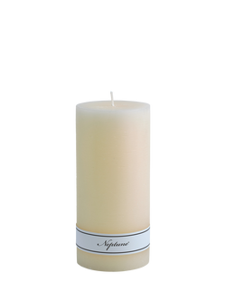 Neptune Blyton Unscented Wax Pillar Candle, 500g, Calico, Calico
