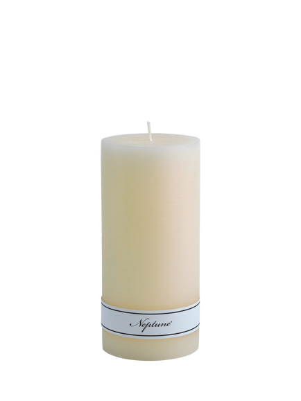 Neptune Blyton Unscented Wax Pillar Candle, 500g, Calico, Calico