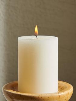 Neptune Blyton Unscented Wax Pillar Candle, 300g, Calico - view 2, Calico