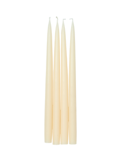 Neptune Nightingale Tapered Dinner Candles, Pack of 4, Calico, Calico