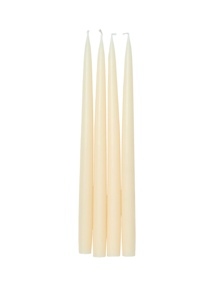 Neptune Nightingale Tapered Dinner Candles, Pack of 4, Calico, Calico
