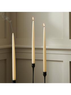 Neptune Nightingale Tapered Dinner Candles, Pack of 4, Calico - view 2, Calico