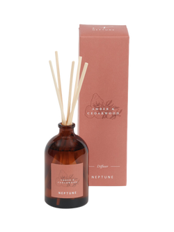 Neptune Amber & Cedarwood Reed Diffuser, 200ml, Multi