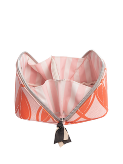 Caroline Gardner Hearts Cosmetic Bag, Pink - view 2, Pink