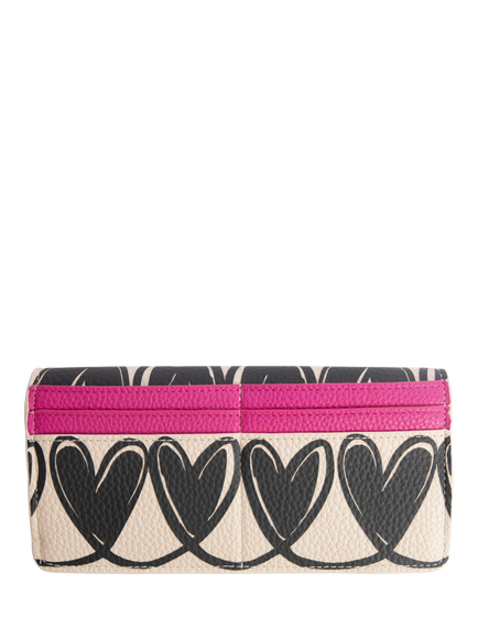 Caroline Gardner Linked Hearts Purse, Mono - view 2, Mono