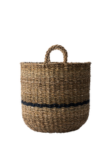 Neptune Redford Medium Round Woven Seagrass Basket, Natural