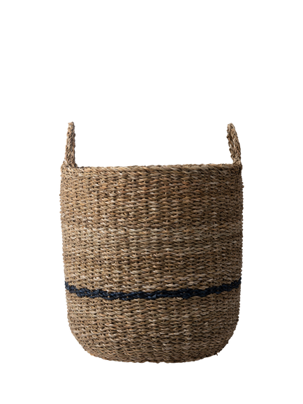 Neptune Redford Large Round Woven Seagrass Basket, Natural, Natural