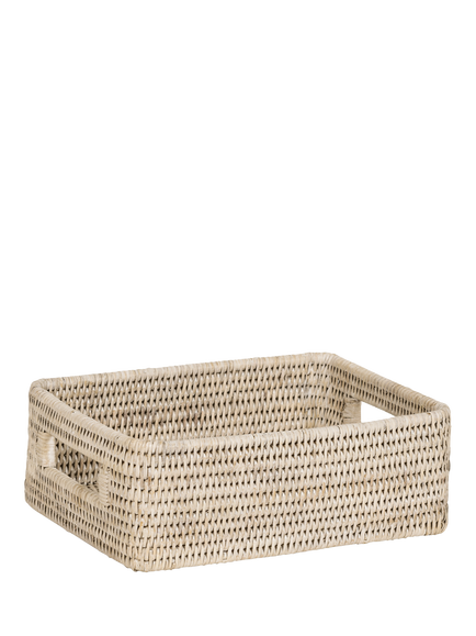 Neptune Ashcroft Small Rattan Box Tray, Natural, Natural