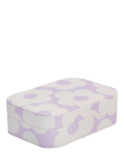 Caroline Gardner Flower Jewellery Box, Lilac, Lilac