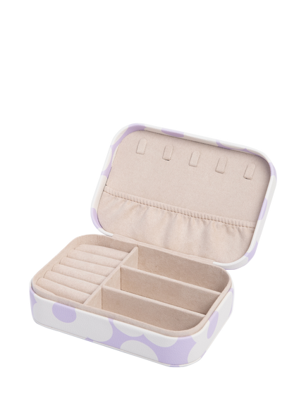 Caroline Gardner Flower Jewellery Box, Lilac - view 2, Lilac