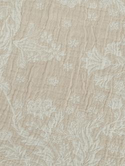 Neptune Etta Reversible Woven Floral Jacquard Cotton Bedspread, Natural/Cream - view 2, Natural & Cream