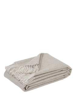 Neptune Sudbury Merino Wool Throw, Natural, Natural