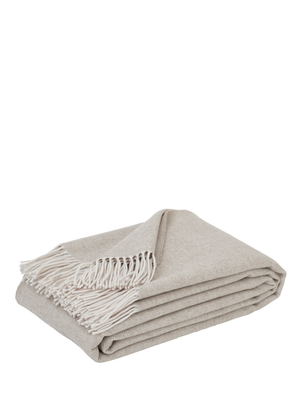 Neptune Sudbury Merino Wool Throw, Natural, Natural