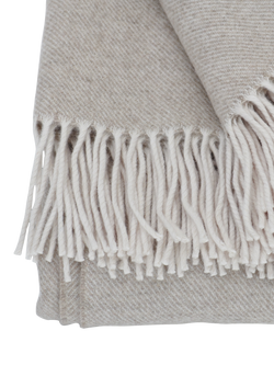 Neptune Sudbury Merino Wool Throw, Natural - view 2, Natural
