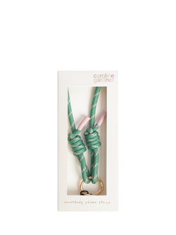 Caroline Gardner Cord Long Phone Strap, Green/Pink - view 2, Green/Pink