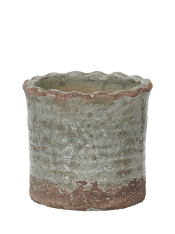 Neptune Broseley Small Indoor/Outdoor Plant Pot, 18cm, Moss, Moss