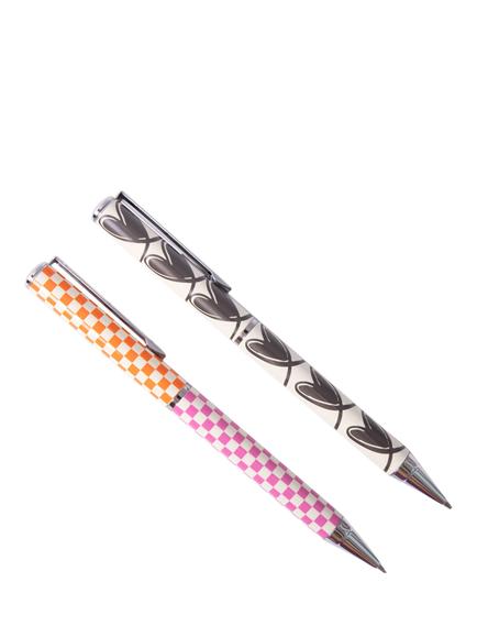 Caroline Gardner Hearts Ballpoint Pens, Set of 2, Multi - view 2, Multi