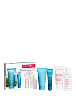 Clarins Face & Body Hydration Routine Skincare Gift Set, 