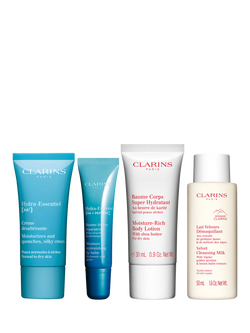 Clarins Face & Body Hydration Routine Skincare Gift Set - view 2, 