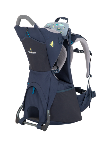 LittleLife Adventurer S3 Child Back Carrier, Navy - view 2, Navy