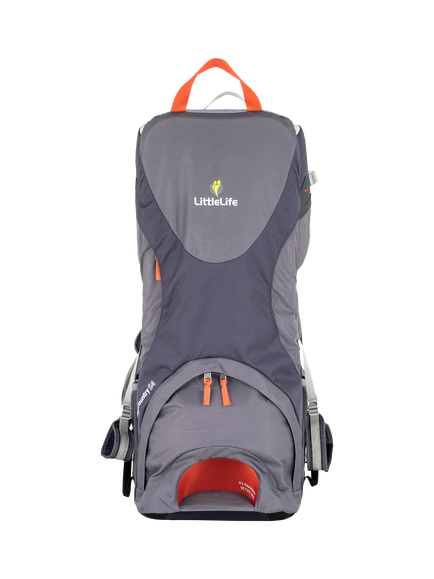 LittleLife Cross Country S4 Child Back Carrier, Grey, Grey