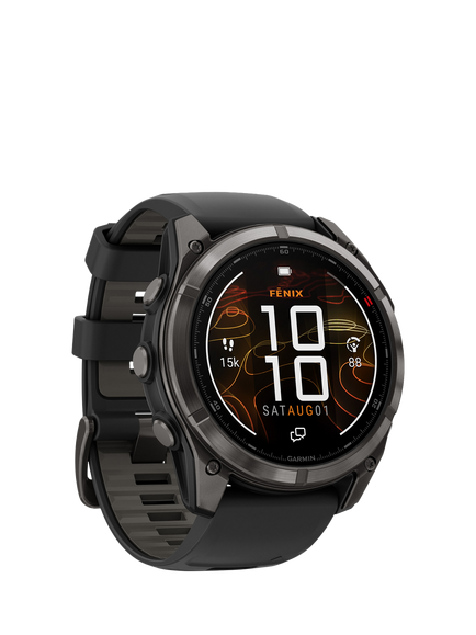 Garmin fēnix 8 Pro MicroLED GPS Multisport Smartwatch, Black, 51mm, Black