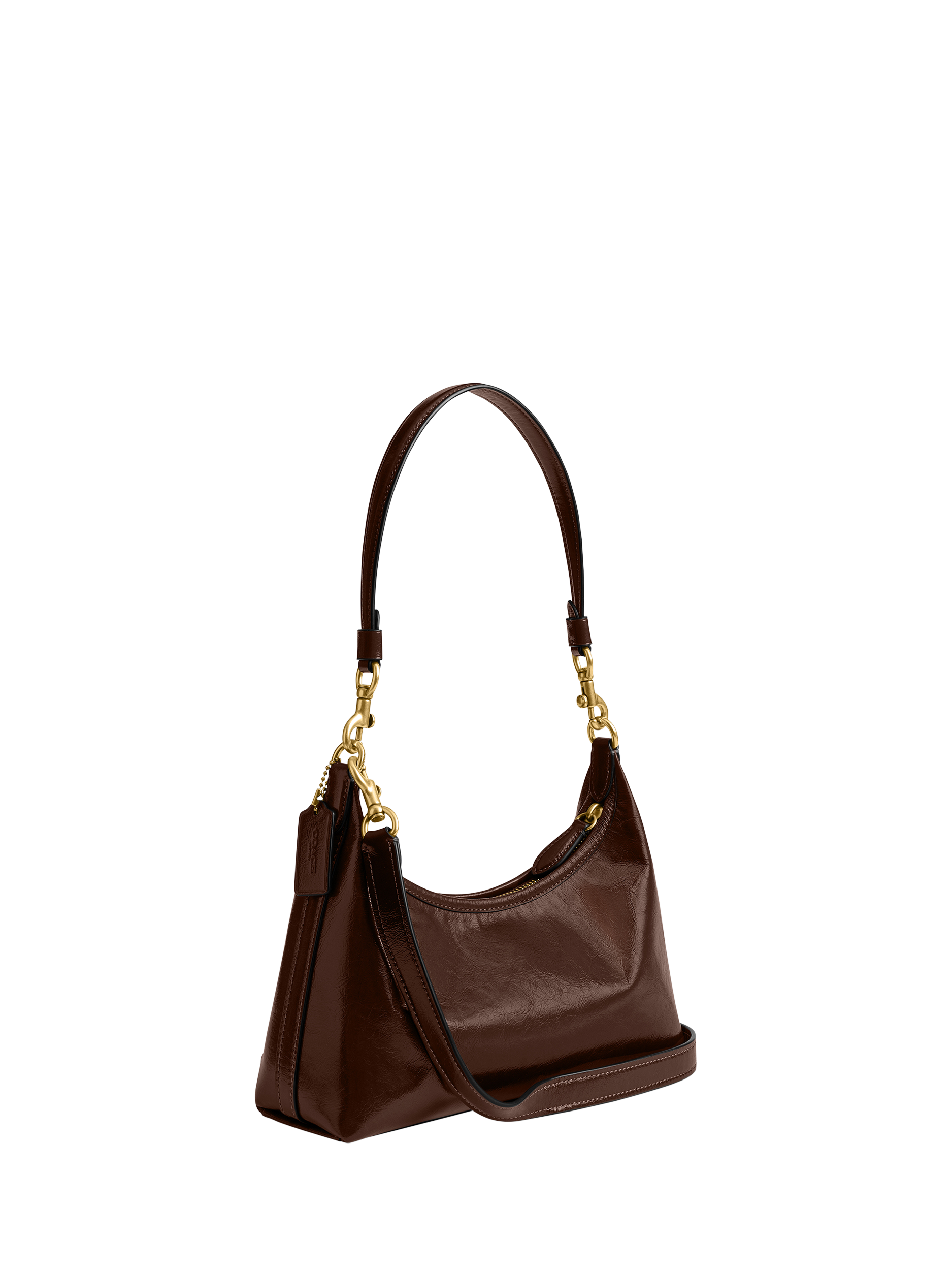 Product image 3 of 6, which shows Coach Juliet 25 Leather Shoulder Bag, Maple
