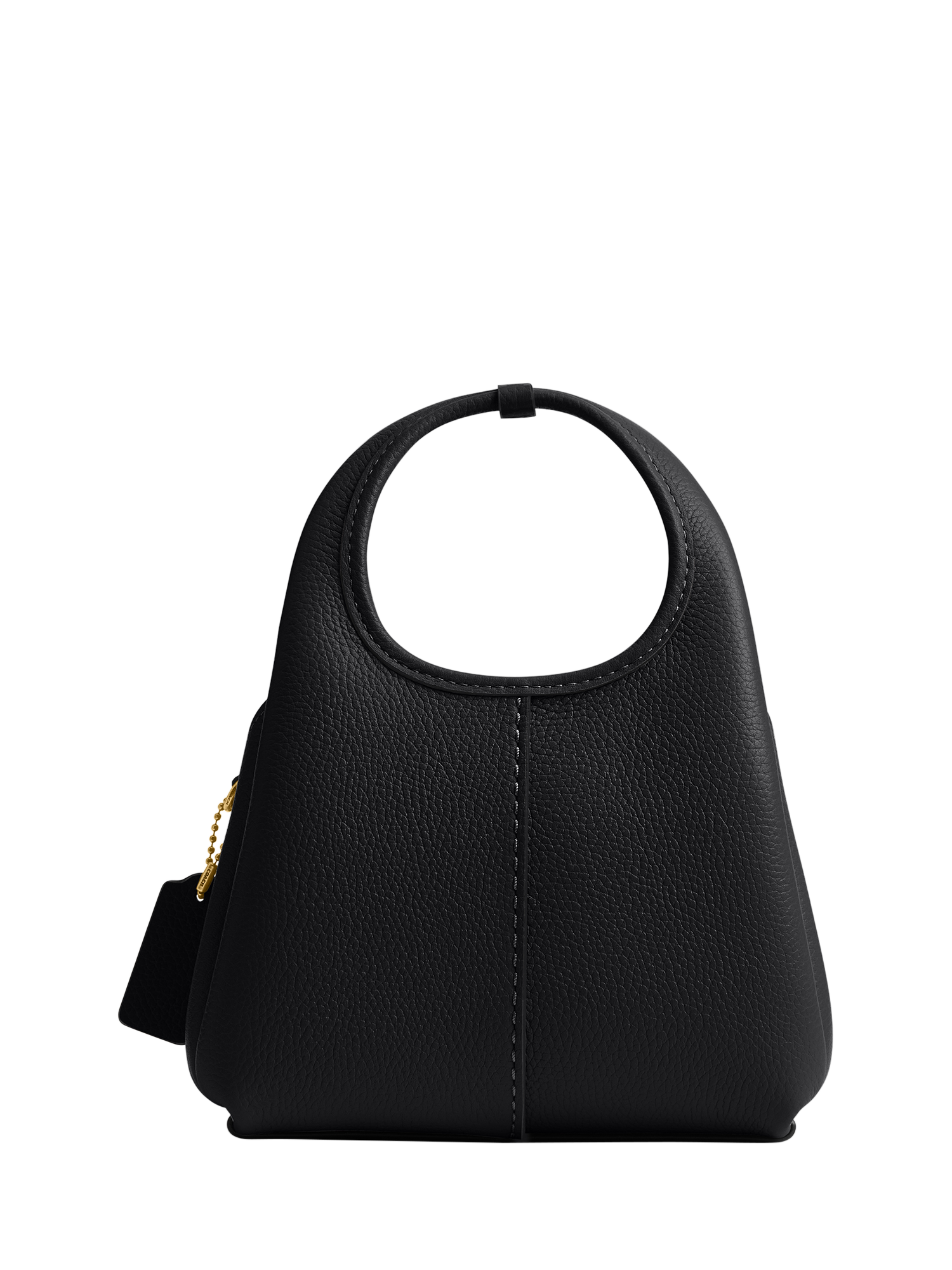Product image 3 of 5, which shows Coach Lana 19 Leather Shoulder Bag, Black