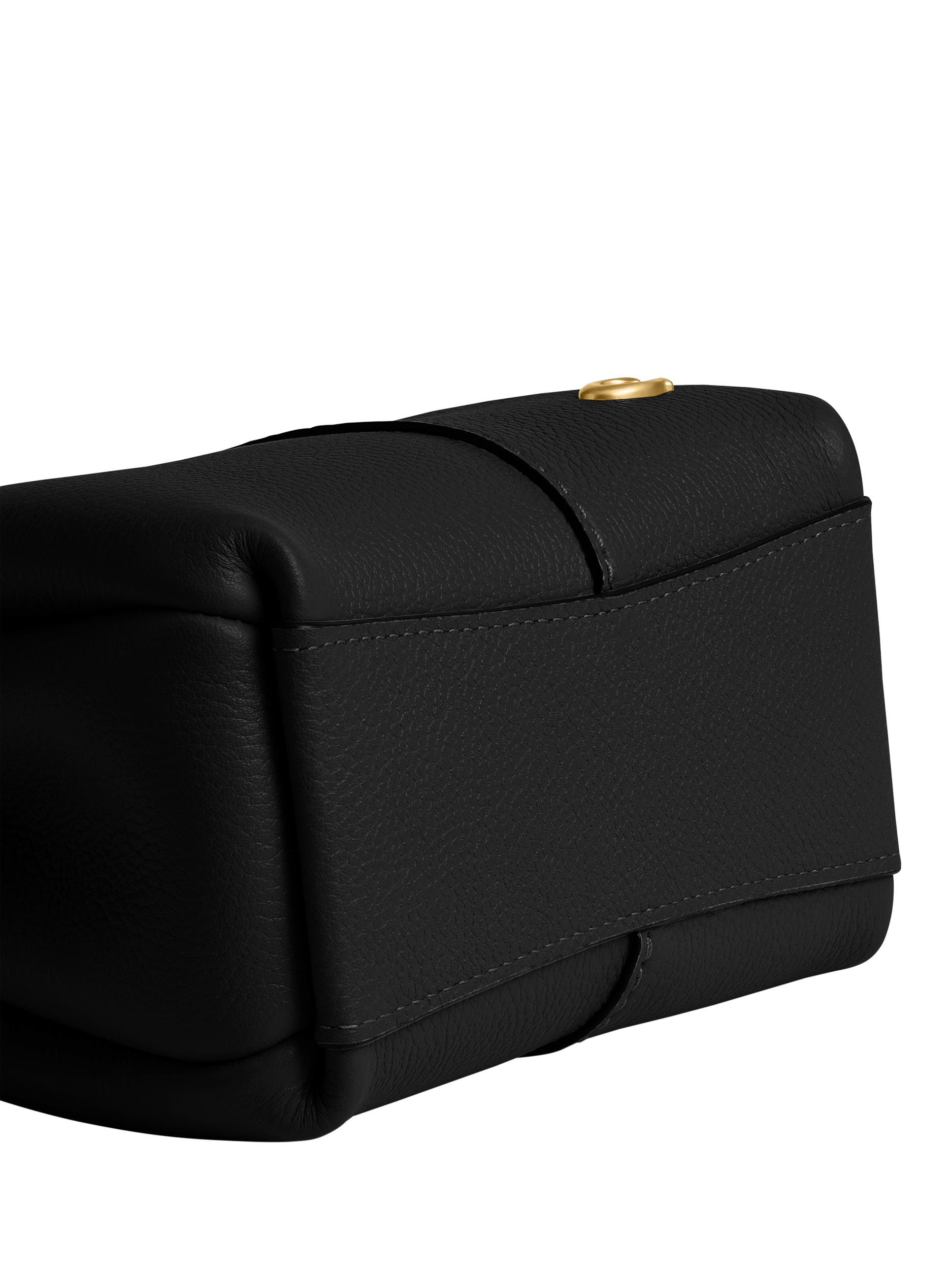 Product image 5 of 5, which shows Coach Lana 19 Leather Shoulder Bag, Black