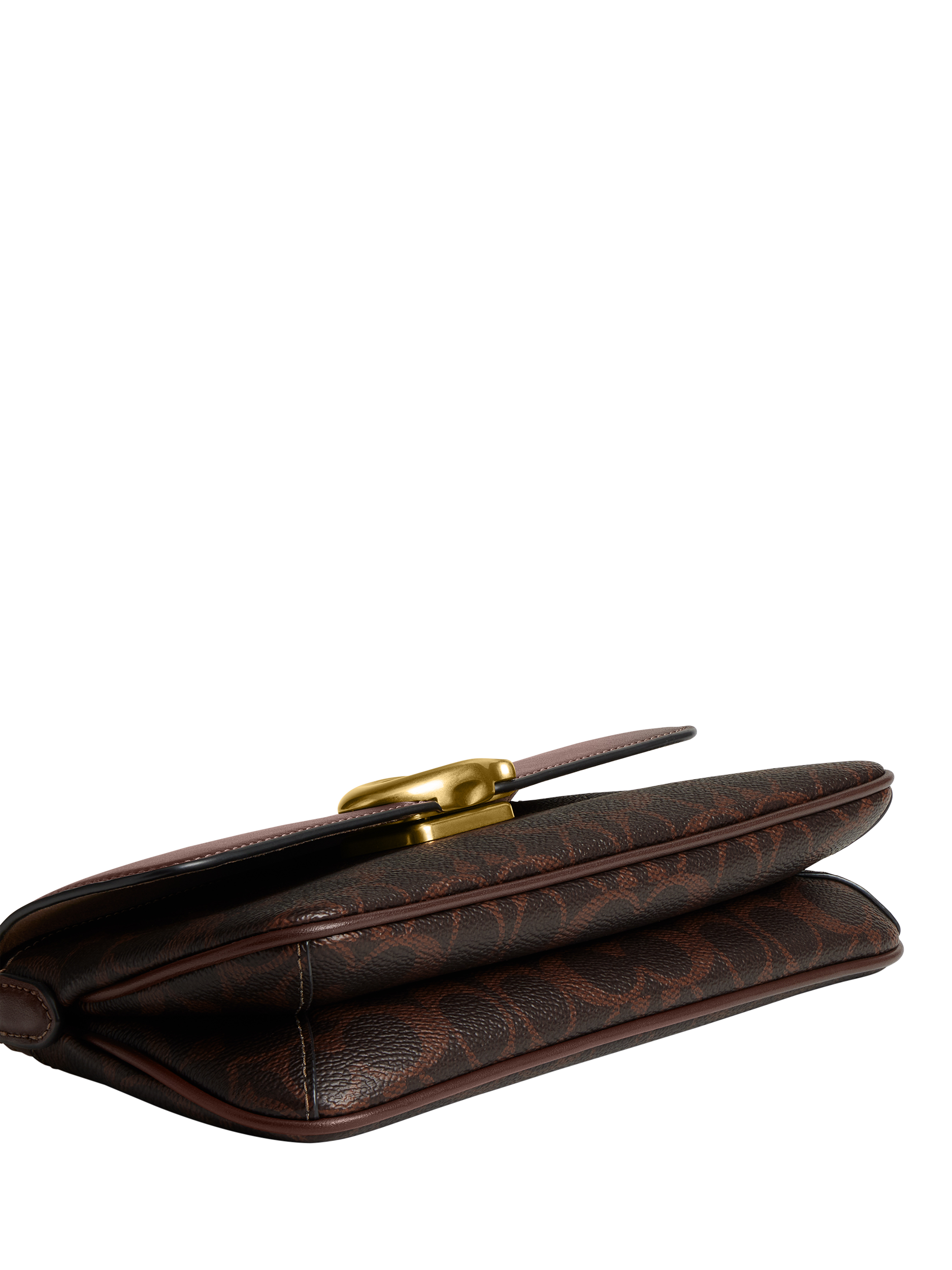 Product image 2 of 4, which shows Coach Signature Jet Shoulder Bag, B4/Maple Maple