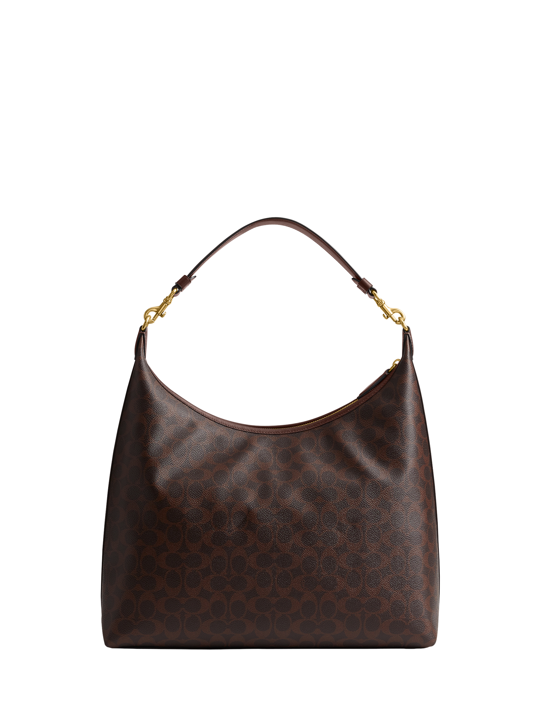 Product image 2 of 3, which shows Coach Signature Juliet 38 Shoulder Bag, B4/Maple Maple