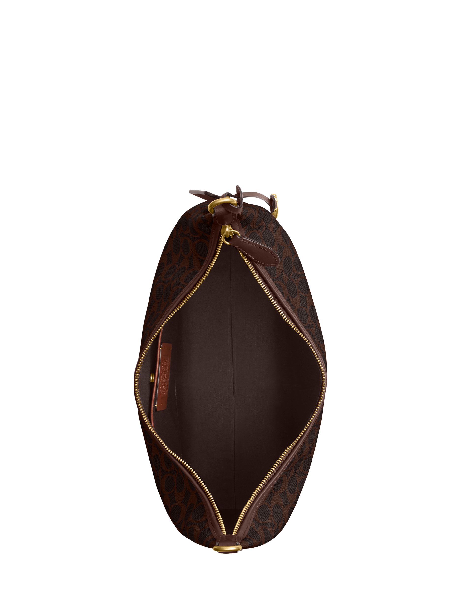 Product image 3 of 3, which shows Coach Signature Juliet 38 Shoulder Bag, B4/Maple Maple