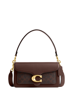Coach Tabby 26 Leather Shoulder Bag, Signature Maple, B4/Maple Maple