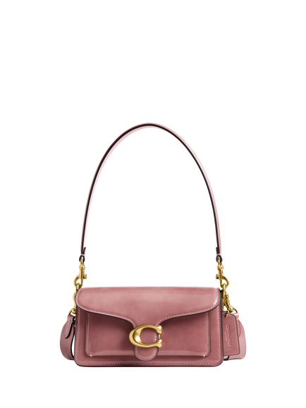 Coach Tabby 20 Leather Shoulder Bag, B4/Peony, B4/Peony